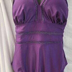 Cupshe Purple One Piece Swimsuit